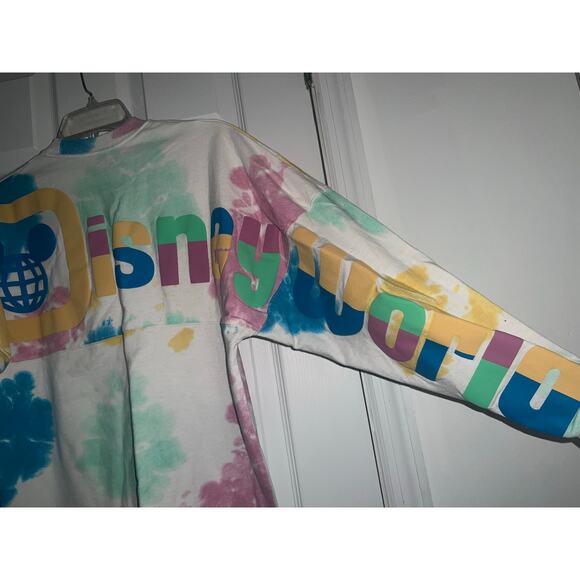 Walt Disney World Resort WDW Pastel Tie Dye Spirit Jersey T-Shirt Sz XS X-Small - Picture 7 of 9
